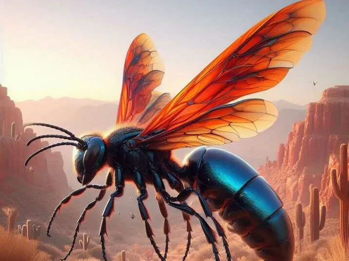 15516 tarantula hawk insect