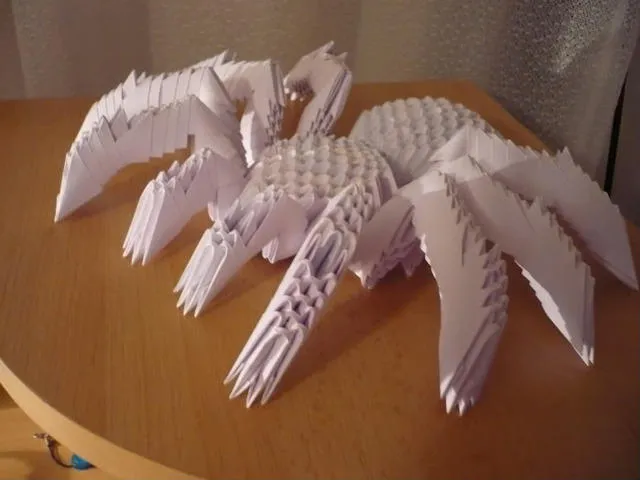 15534 origami tarantula model 1