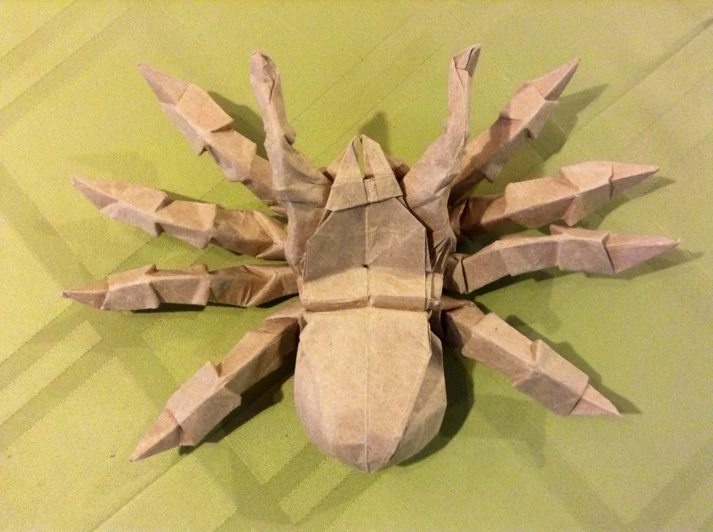 15534 origami tarantula model 3