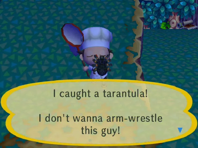 15632 animal crossing tarantula bell gain