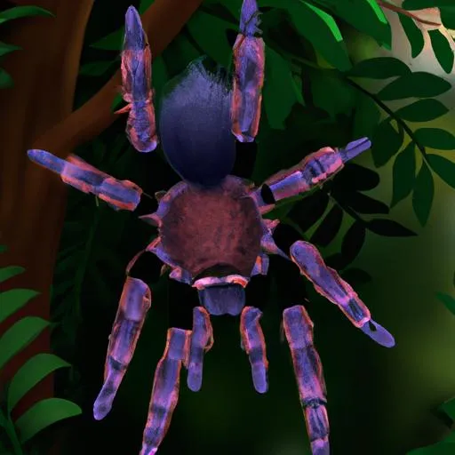 15655 caribbean purple tarantula molting